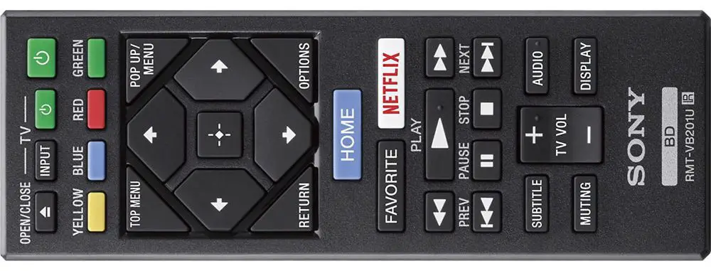 Sony UBP-X700 remote