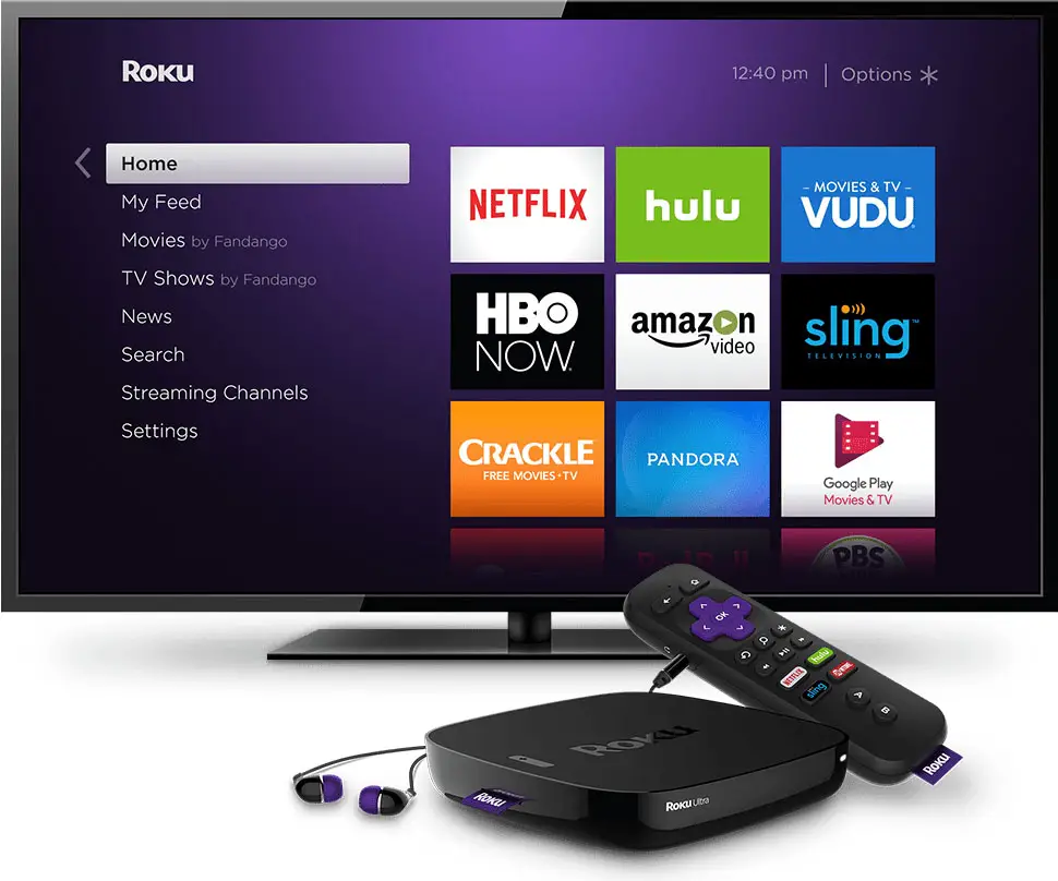 Roku Ultra 2017 menu