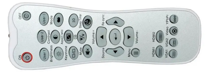 Optoma GT1080Darbee remote