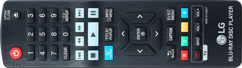 LG UBK90 remote