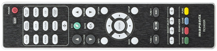 Marantz NR1609 remote