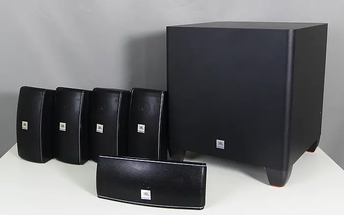 Best Buy: JBL CINEMA 610 5.1-Channel Home Theater Speaker System with 8  Powered Subwoofer Black CINEMA610AM