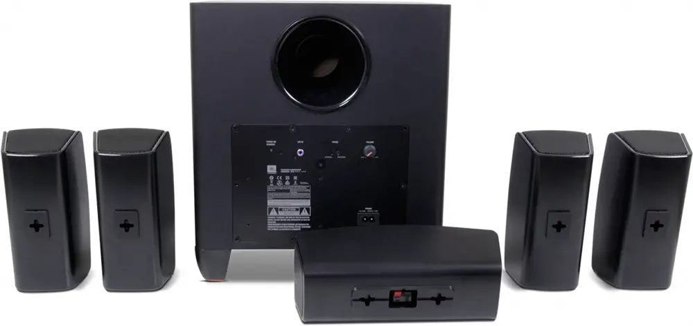 NeweggBusiness - JBL CINEMA 610 5.1 CH Home Theater speakers system with  powered subwoofer and dedicated center speaker