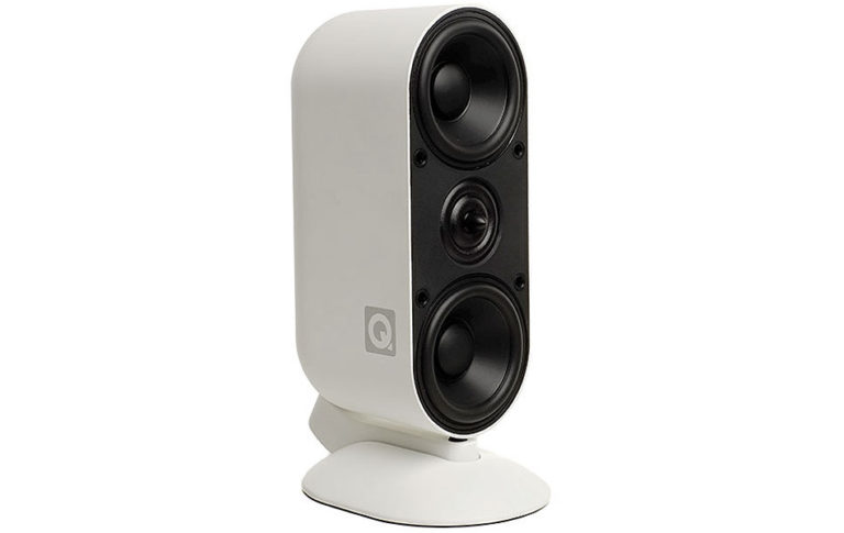 Q Acoustics 7000i 5.0 Speaker Package – Compact Aluminum Home Cinema Surround Sound (White)