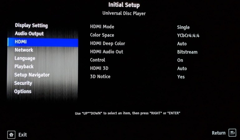 Pioneer UDP-LX500 initial setup