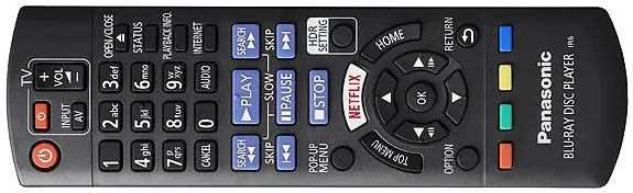 Panasonic DP-UB820 remote