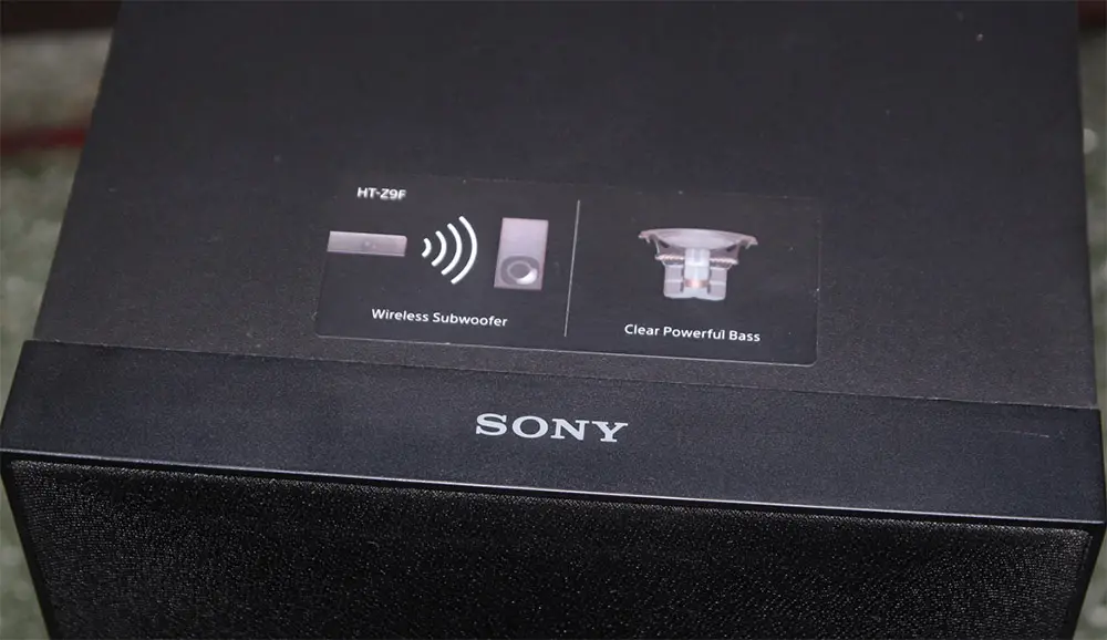 Sony HT-Z9F subwoofer