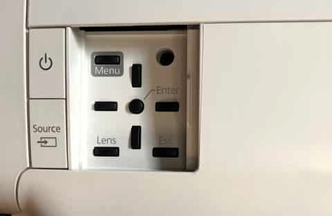 EPSON 5050UB controls