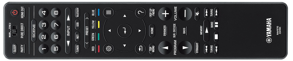 YAMAHA RX-A780 remote