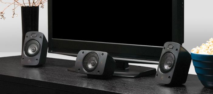 logitech z906 speaker placement