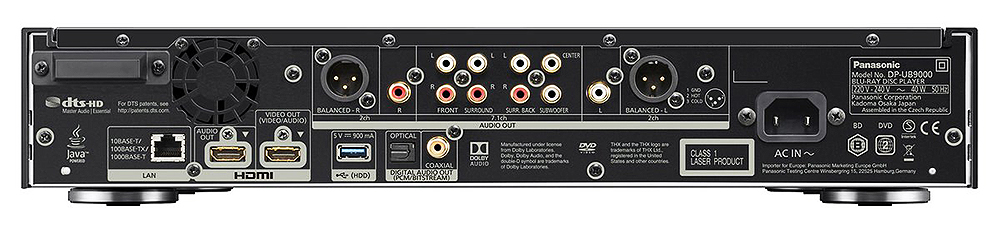 Panasonic DP-UB9000 connection ports