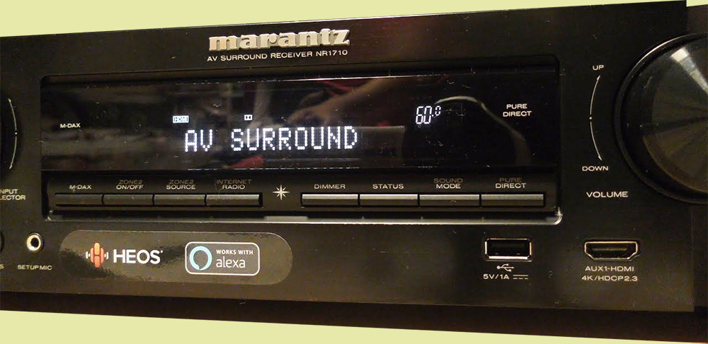 Marantz NR1710 Review (7.2 CH 4K AV Receiver)