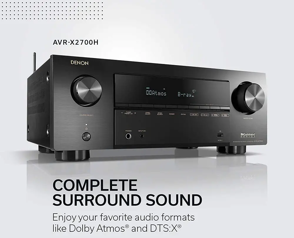 Denon AVR-X2700H Review (7.2 CH 8K AV Receiver)