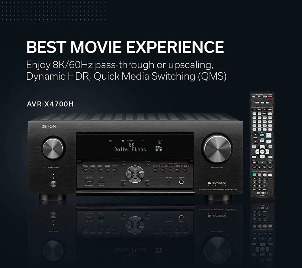 Denon AVR-X4700H Review (9.2 CH 8K AV Receiver)