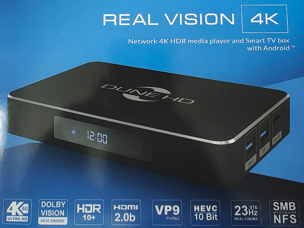 Dune HD Real Vision 4K Review (4K Media Hub)