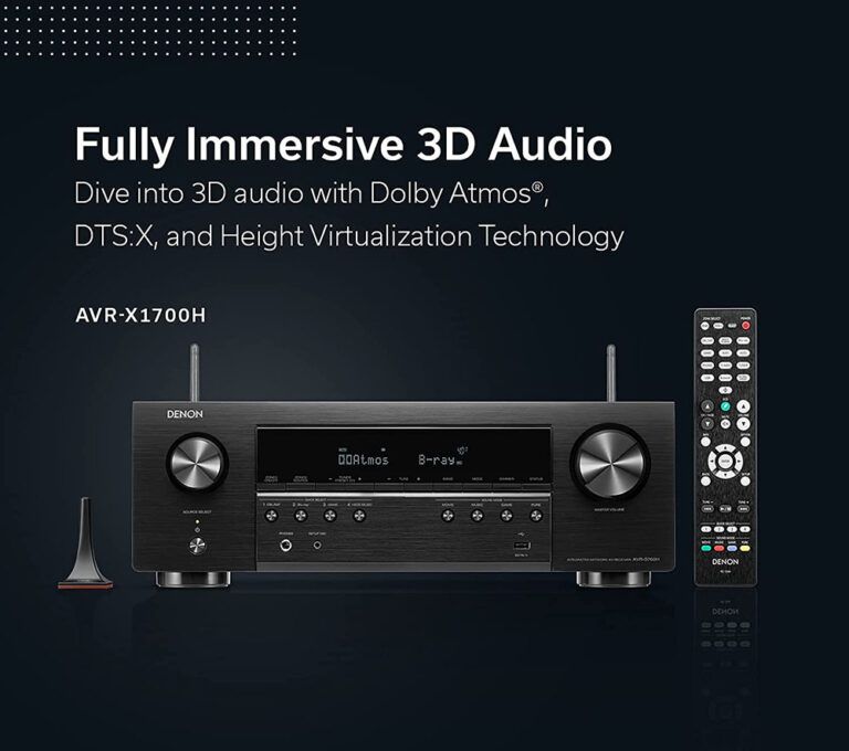 Denon AVR-X1700H Review (7.2 CH 8K AV Receiver) – Home Media Entertainment