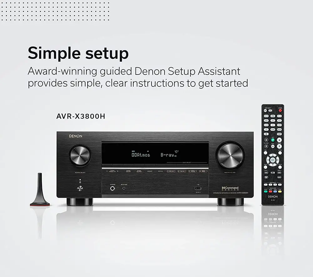 Denon AVR-X3800H Review (9.4 CH 8K AV Receiver)