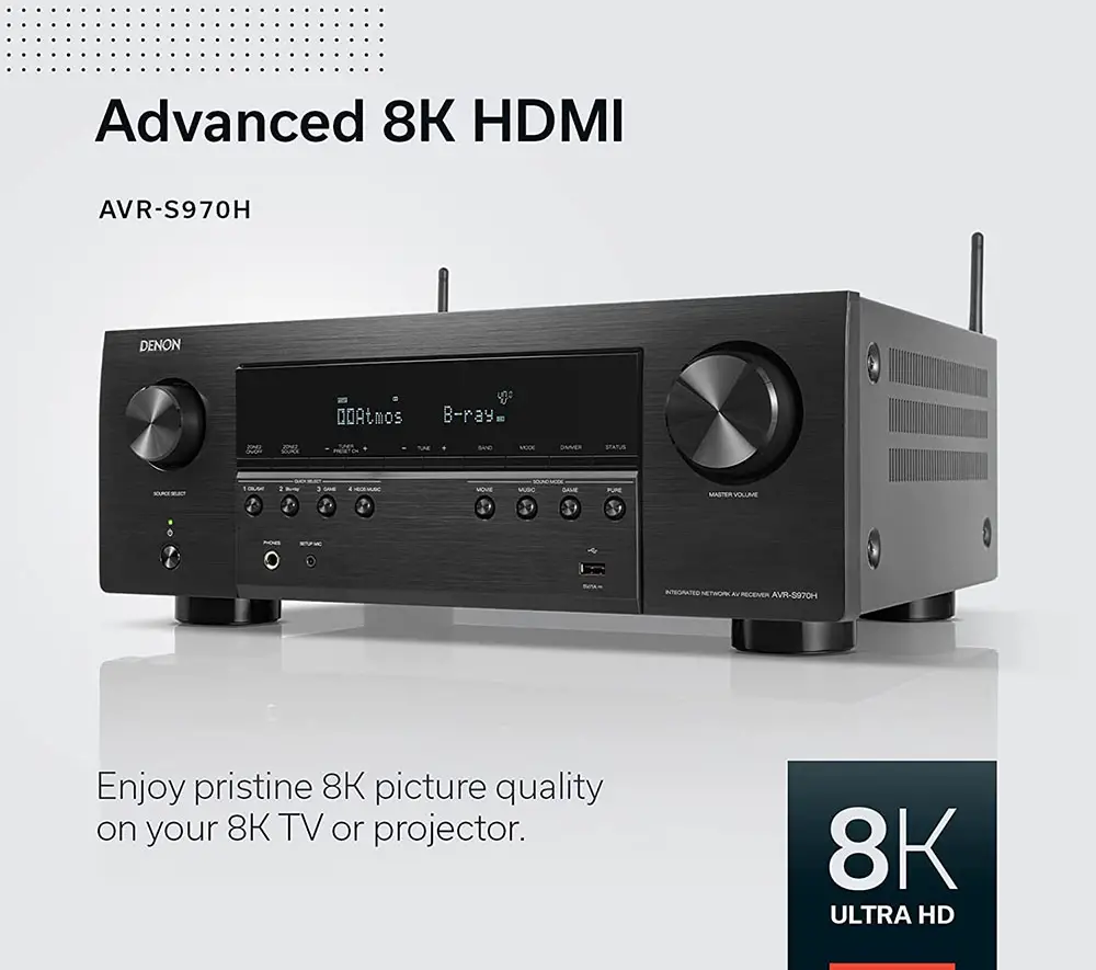 Denon AVR-S970H Review (7.2 CH 8K AV Receiver)