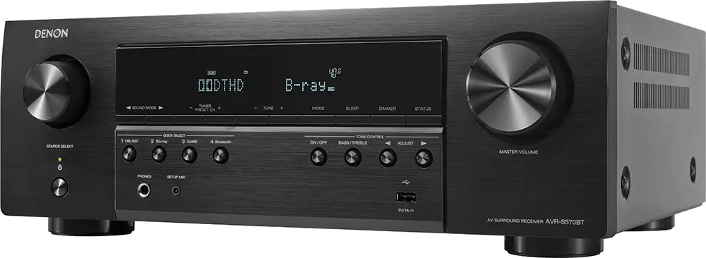 Denon AVR-S570BT Review (5.2 CH 8K AV Receiver)