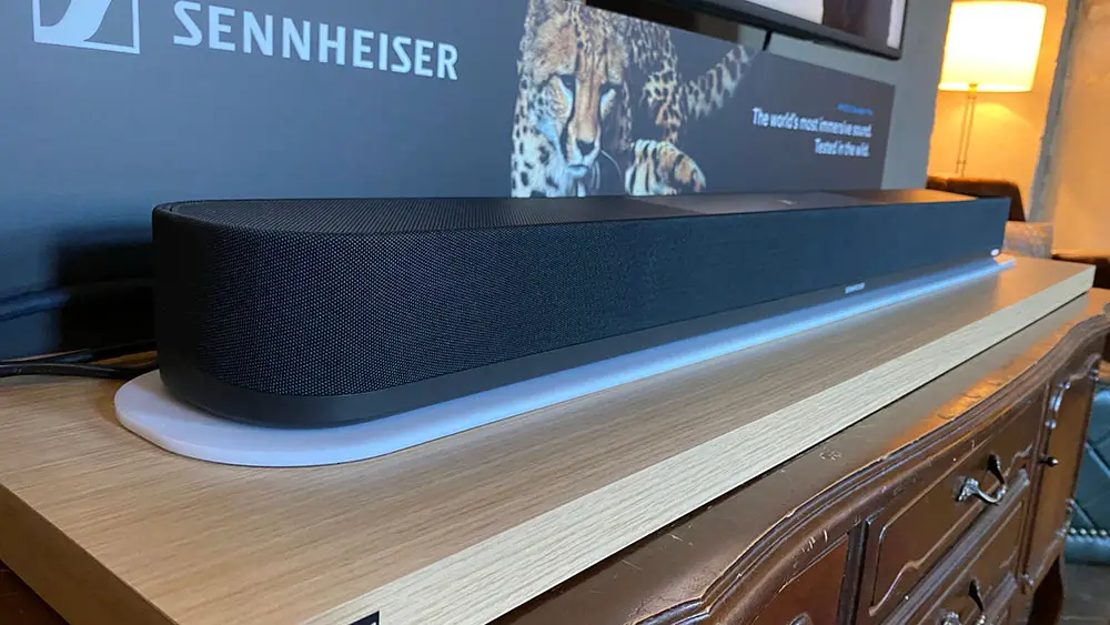 Sennheiser AMBEO Plus Review (7.1.4 CH Dolby Atmos Soundbar)