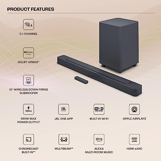 JBL Bar 500 Review (5.1 CH Dolby Atmos Soundbar)