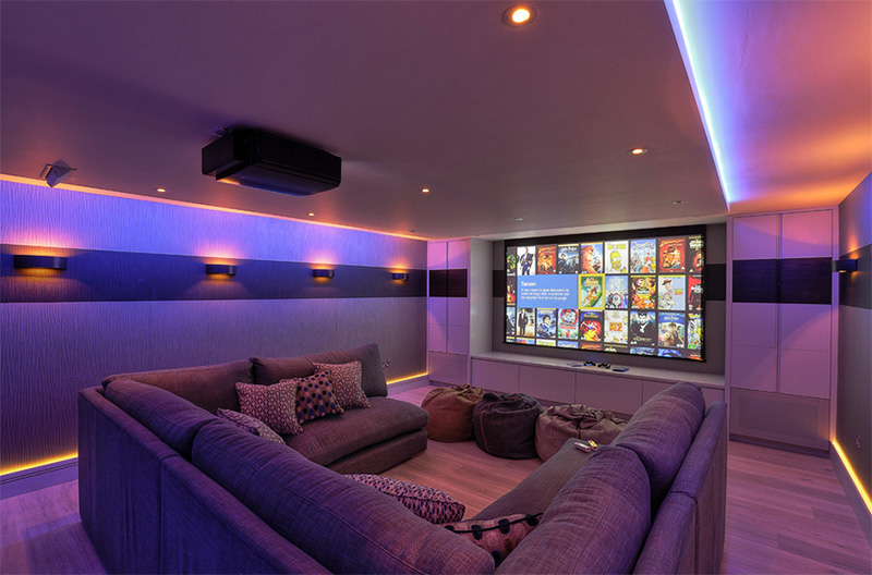 Home Theater Lighting Ideas for Beginners | Home Media Entertainment